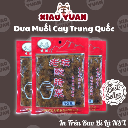Dưa muối chua cay - Túi dưa muối Trung Quốc 1000gr