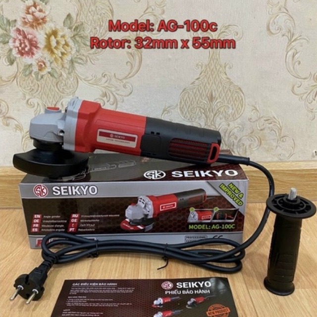 Máy Mài góc Seikyo công suất 950w, công tắc đuôi chuột