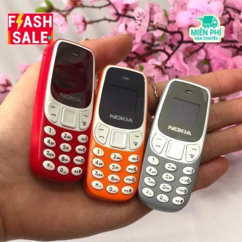 Điện thoại Nokia mini 3310 siêu nhỏ, siêu tiện dụng,thay đổi giọng nói, nghe nhạc,thay thế loa blutooth