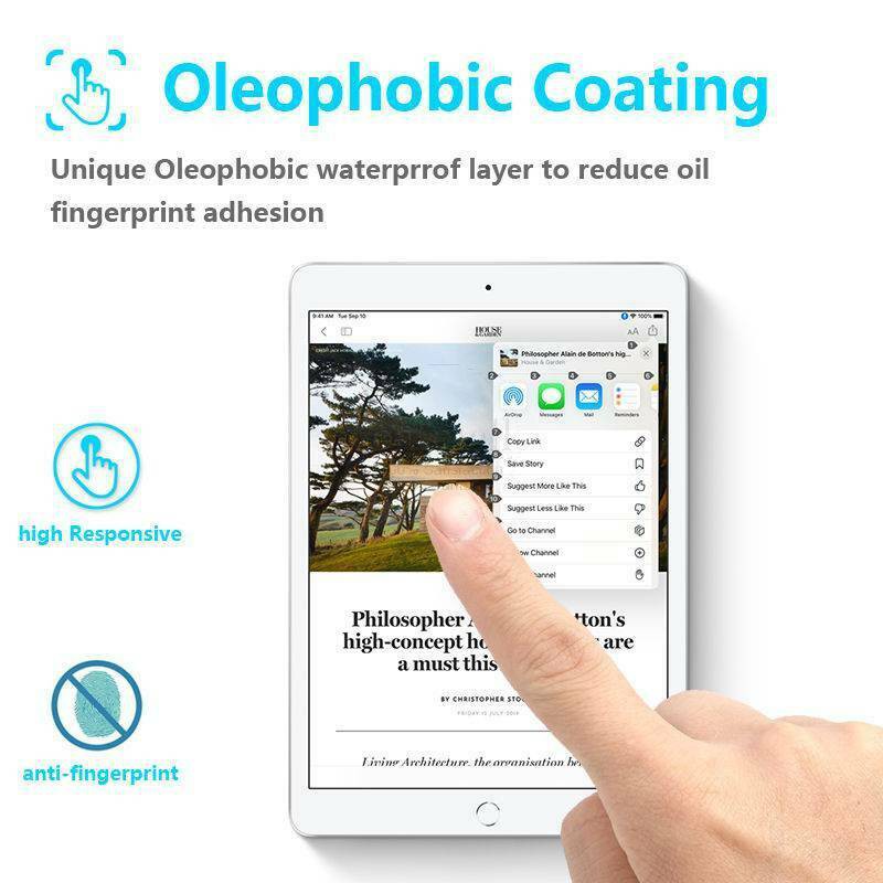 Miếng dán kính cường lực bảo vệ màn hình thích hợp cho Apple iPad 10.2-inch 7th 8th 9th 2019 2020 2021