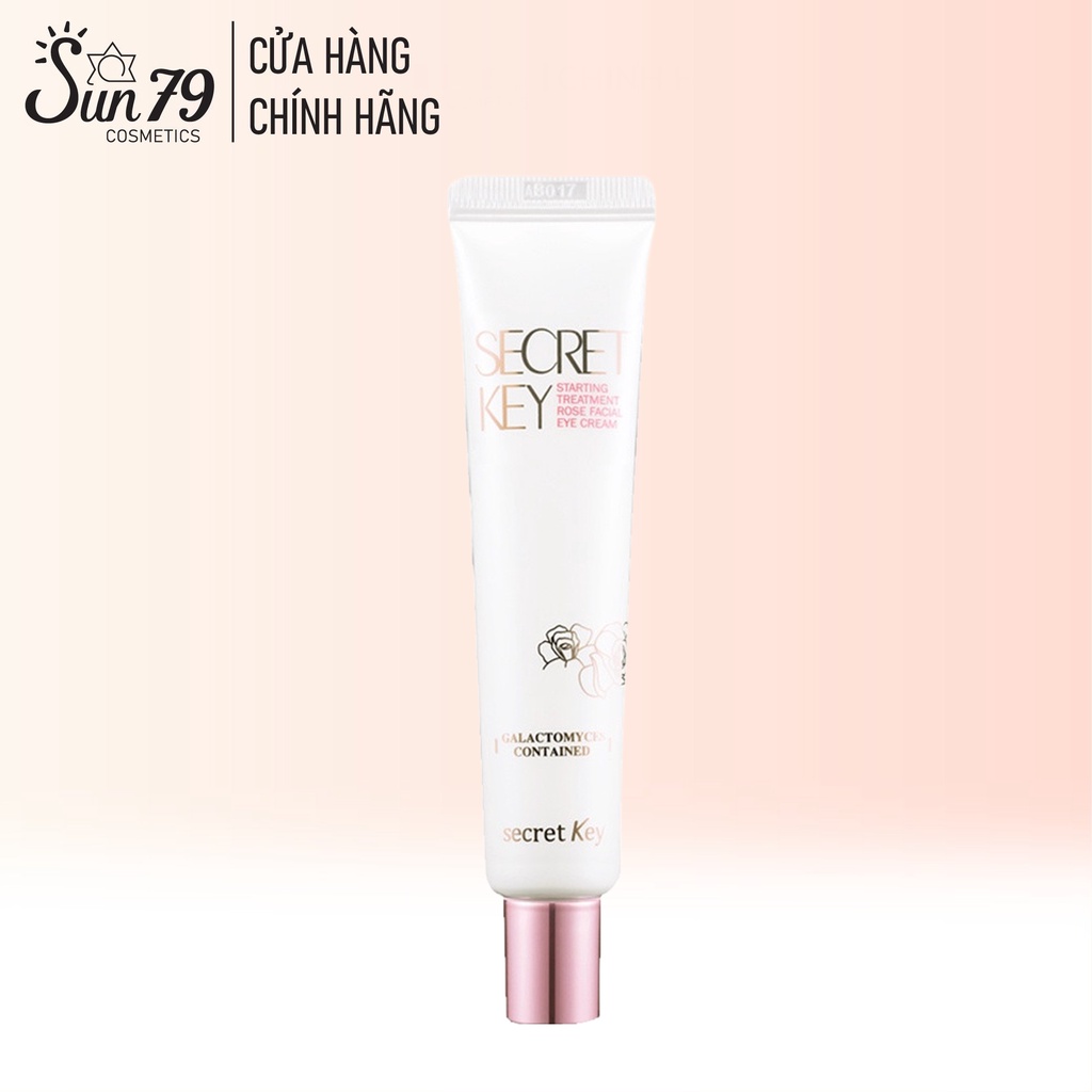 Kem Dưỡng Mắt chống nhăn, làm sáng vùng da quanh mắt Secret Key Starting Treatment Rose Facial Eye Cream 40g