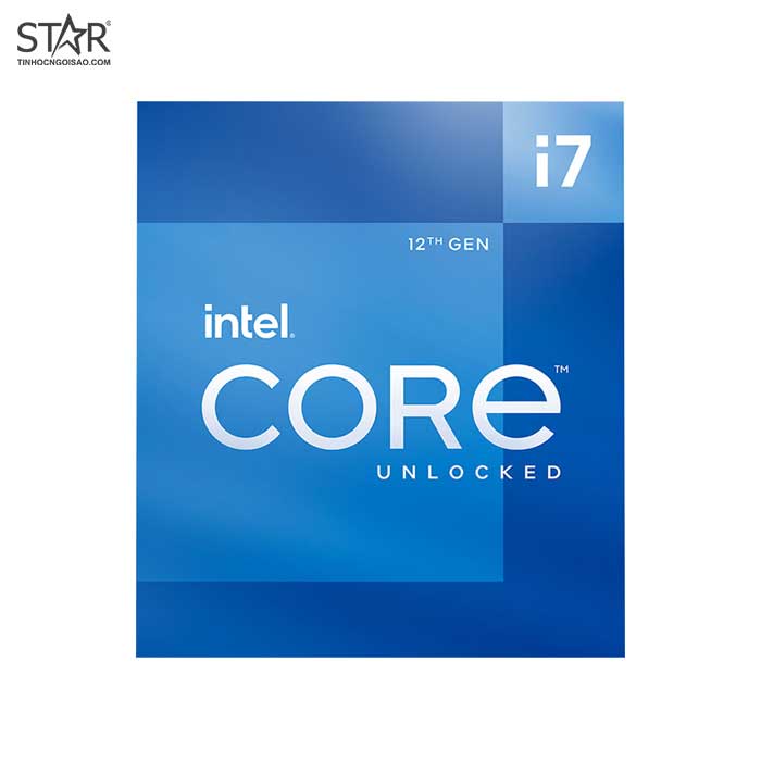 CPU Intel Core i7 12700K Box Chính Hãng (3.60 Up to 5.00GHz | 25MB | 12C 20T | Socket 1700 | Alder Lake | UHD Graphics 7