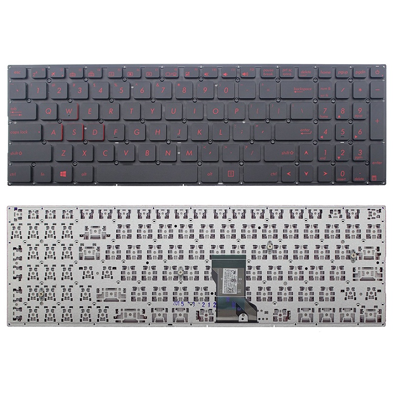 (KEYBOARD) BÀN PHÍM LAPTOP ASUS UX501 dùng cho Zenbook UX52 UX52A UX52V UX52VS N501 UX501 N451