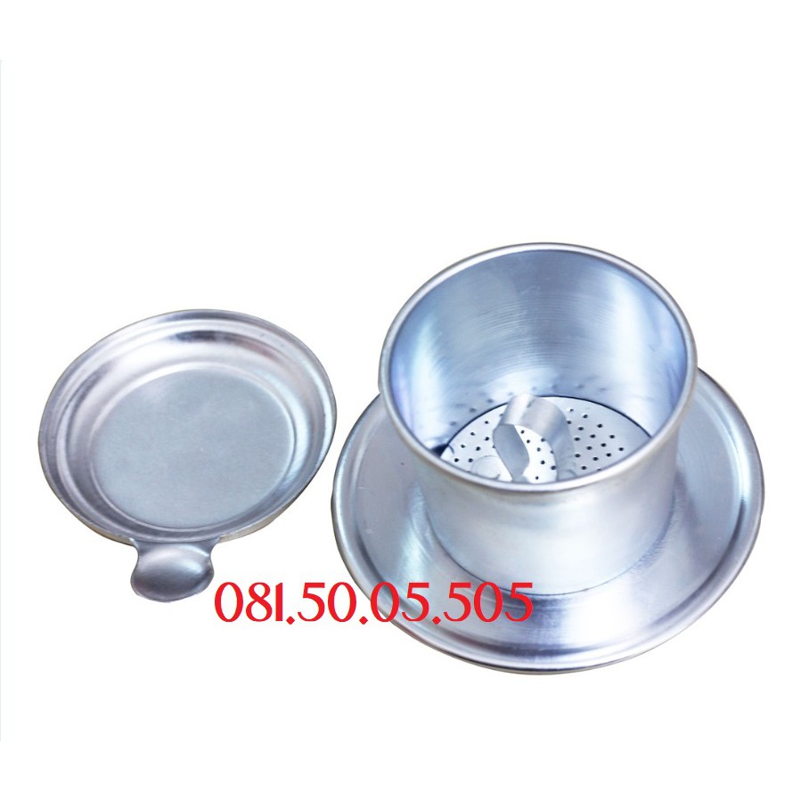 Phin pha cà phê nhôm 25g có chấm chỉ báo định mức cà phê - Thiết bị trà chanh