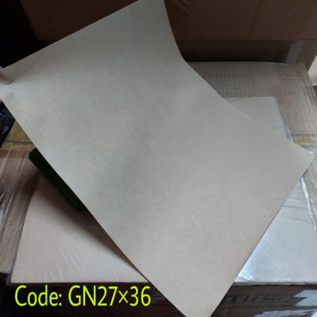 500 tờ giấy kraft Chống Thấm dầu (27×36)