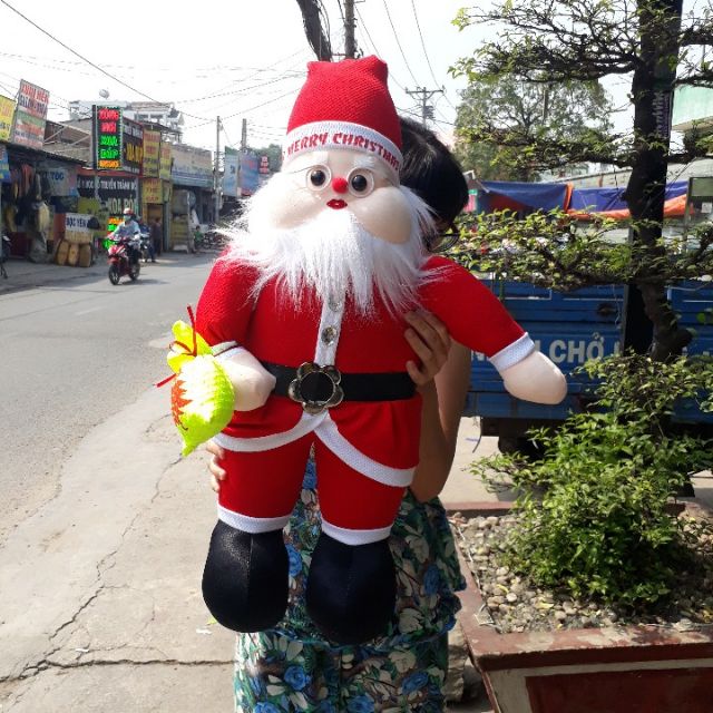 ÔNG GIÀ NOEL NHỒI BÔNG CAO 80CM