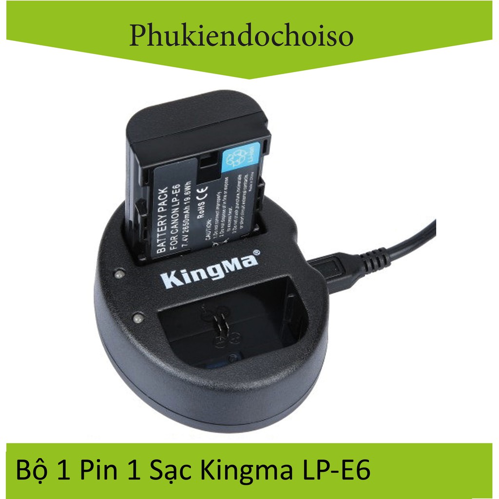 Pin Kingma LP-E6 + Hộp đựng pin, Thẻ nhớ