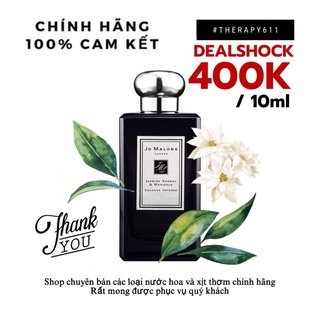 [𝗦𝗔𝗟𝗘]..::✨Nước hoa Jasmine Sambac Marigold by Jo Malone  Spray / Chuẩn authentic✨::..