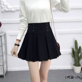Chân váy xếp ly bản to có quần trong