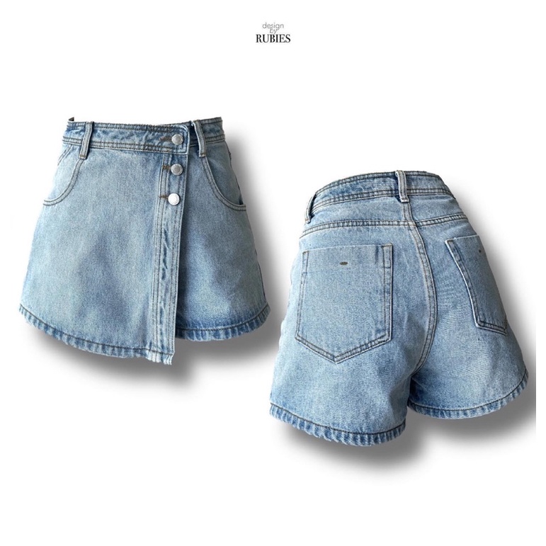 Quần short jeans giả váy ANNE SHORT