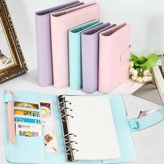 Quinton Notebook Cover Refillable Journal Ring Binder File Folder A6 / A5 Da PU Notepad Cover