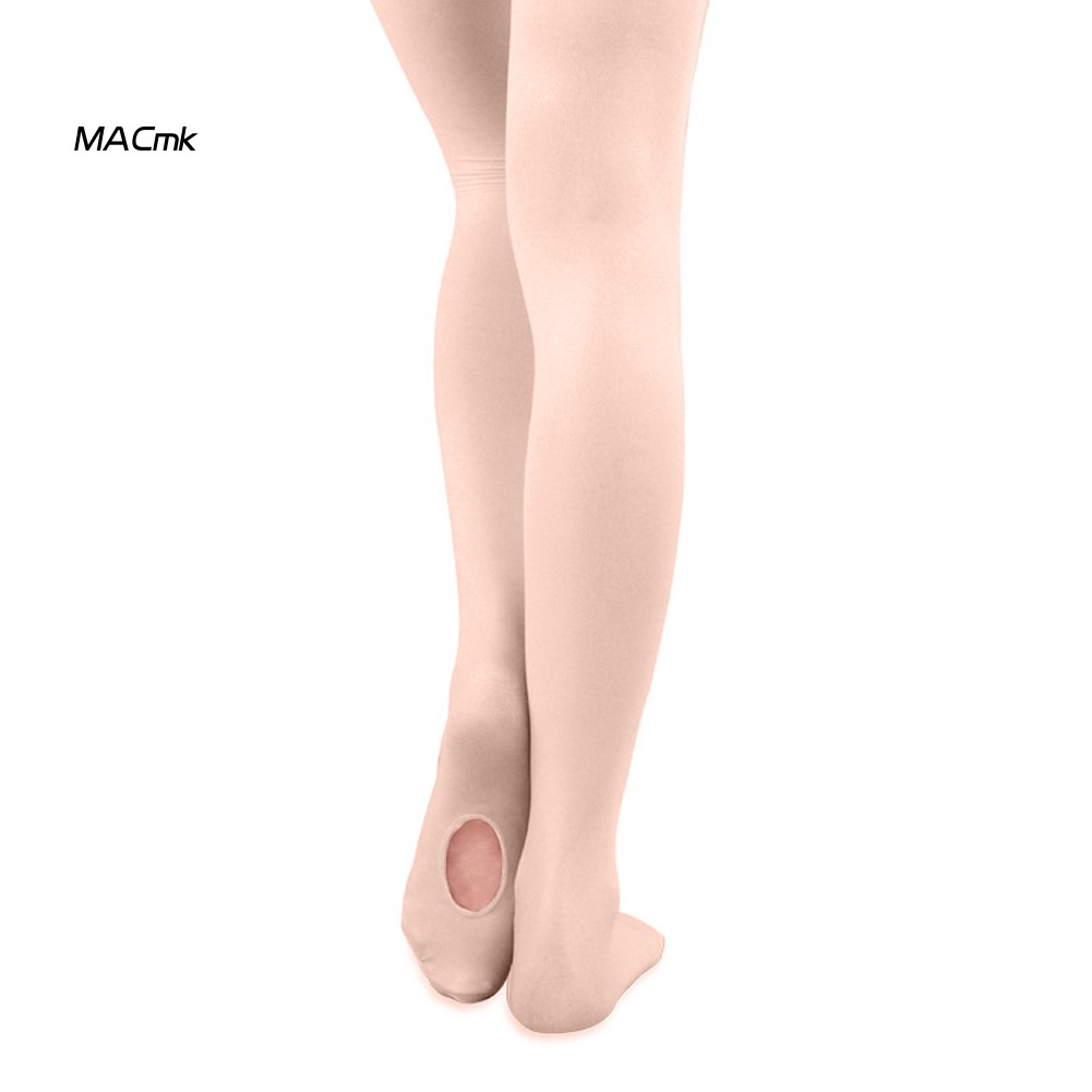 Đôi quần tất múa ba lê co giãn màu trơn thời trang