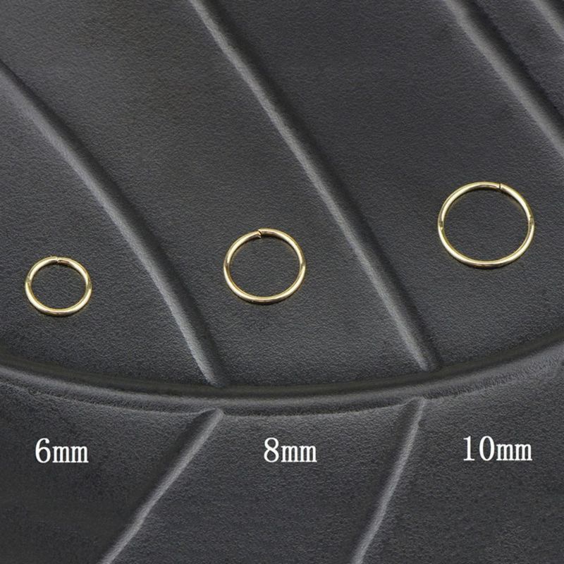 KHUYÊN MŨI TRÒN - Khuyên tròn mỏng 0.8mm - Khuyên Thép Y Tế Không Gỉ - Khuyên tròn tai, mũi, septum, môi,...