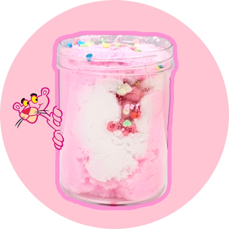 Slime mây LÔNG BÁO HỒNG ~ Pink Panther's Fur siêu bông và tơi