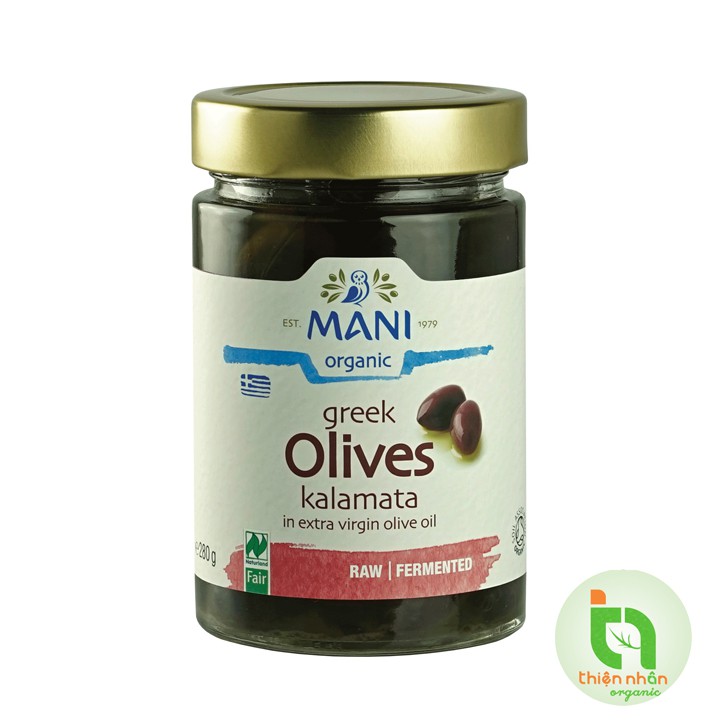 Quả oliu hữu cơ Mani/ Epikouros 280gr/315gr Organic Olives