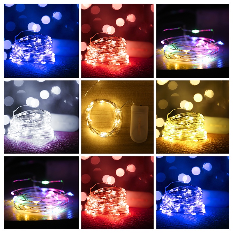 Dây đèn LED bằng đồng trang trí nhà cửa