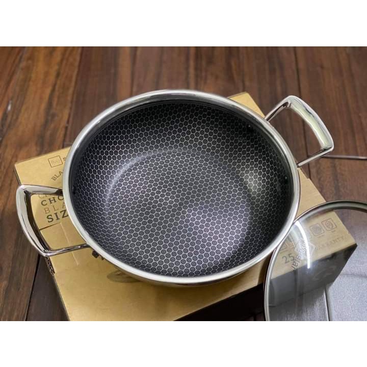 Chảo sâu lòng BlackCube 2 quai cầm Five Sta