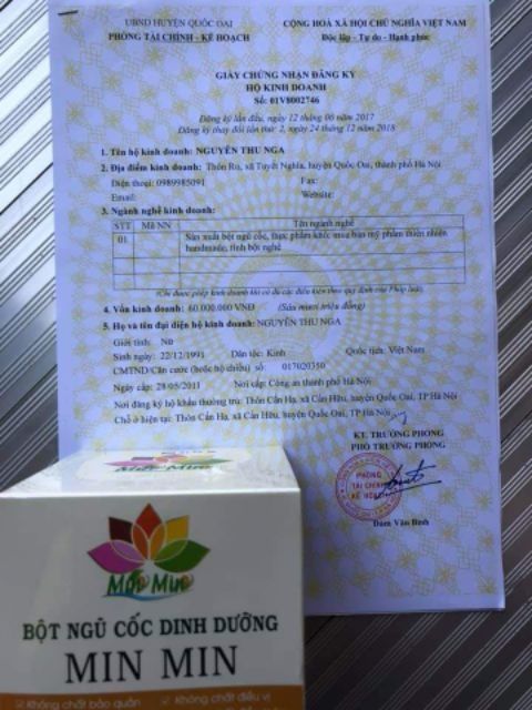 (Mua nhiều có quà) Ngũ Cốc lợi sữa dinh dưỡng Min Min | BigBuy360 - bigbuy360.vn