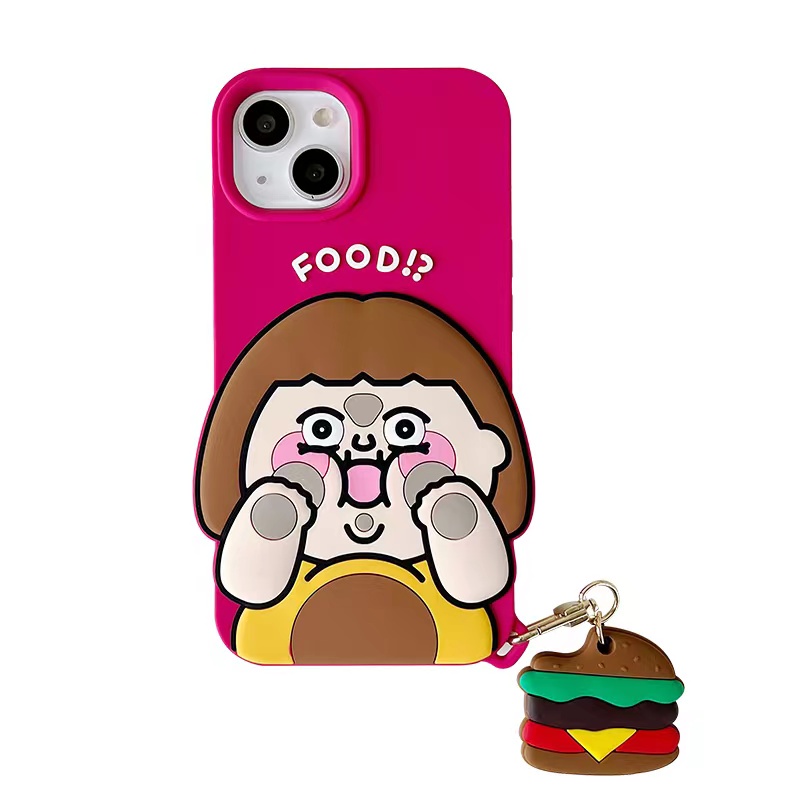 Ốp Điện Thoại Dẻo Họa Tiết Hoạt Hình Cô Gái Dễ Thương Chống Rơi Cho Iphone Xs Max XR 11 12 13 Pro Max