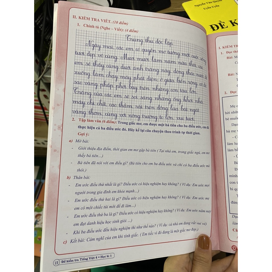 Sách - Combo Đề kiểm tra tiếng việt 4