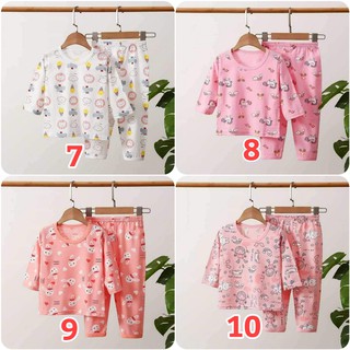Bộ cotton xuất Hàn sợi tre Quảng Châu cho bé trai gái