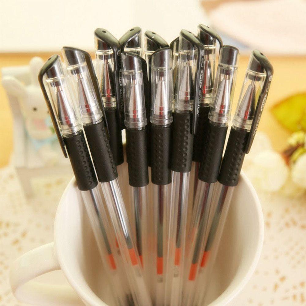 Set 10 Bút Bi Mực Đen Siêu Bền