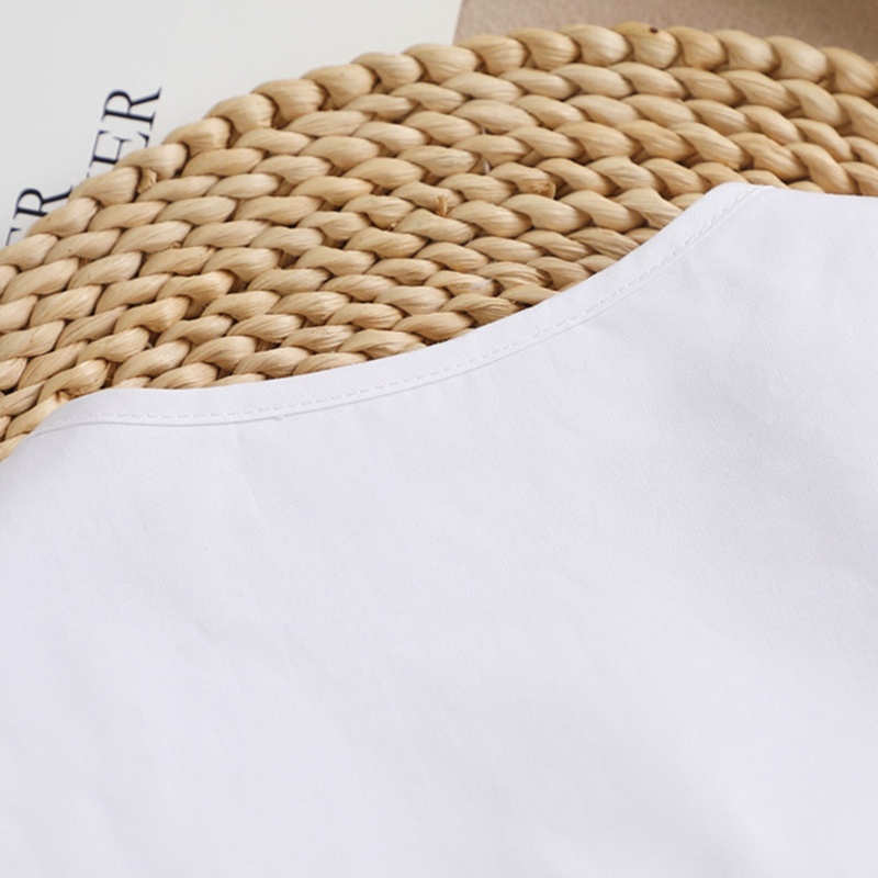 Cổ Áo Rời Vành Rời Được Màu Trắng Đáng Yêu Cho Búp Bê