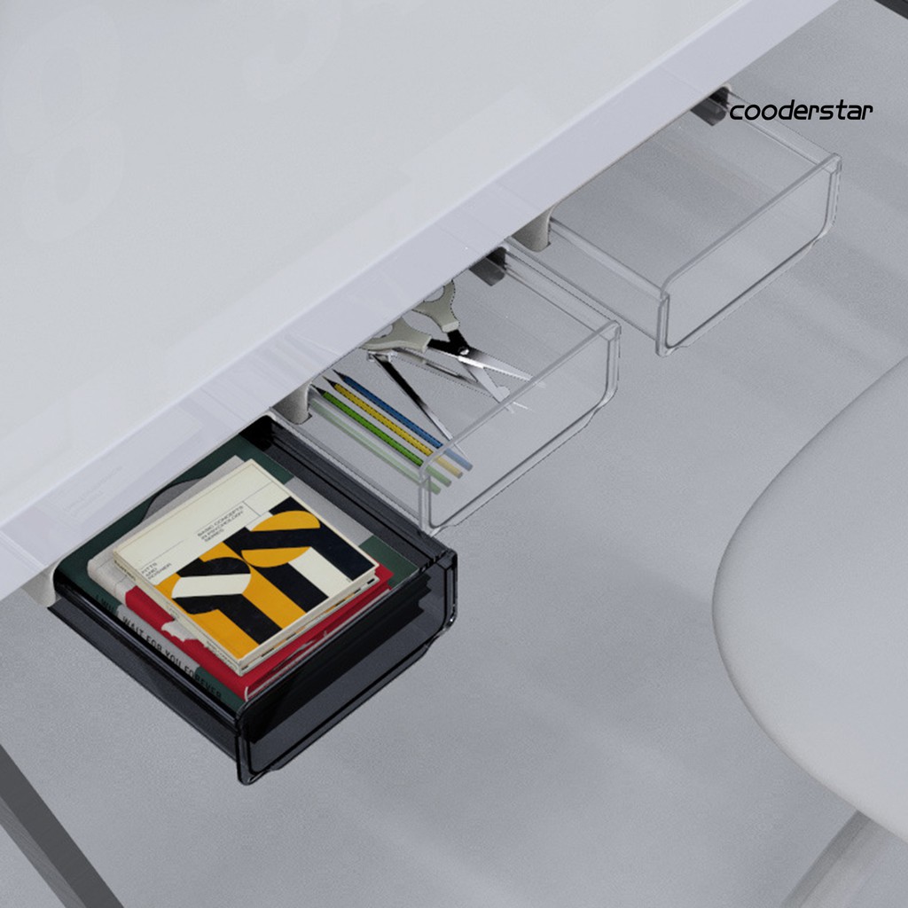 Ngăn Kéo Ẩn Tự Dính Gắn Dưới Bàn Làm Việc Tiện Dụng | BigBuy360 - bigbuy360.vn