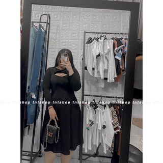 ĐẦM VÁY DÀI CÓ MÚT NGỰC [ TNT SHOP BIGSIZE 60KG 90KG ]