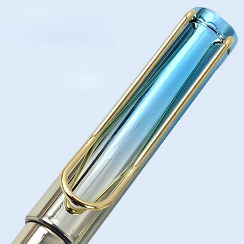 Bút Mực Bấm Ngòi 0.38mm Màu Sắc Tuyến Tính Chất Lượng Cao Cho Học Sinh