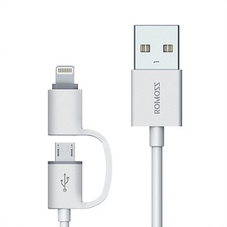 Cáp sạc 2-in-1 Lightning & Micro USB Romoss CB20 dài 1m