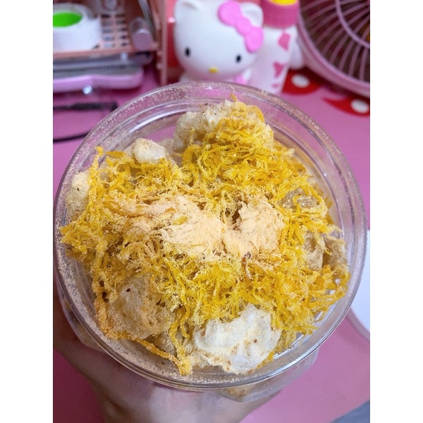 Da heo tỏi phômai chà bông hủ lớn