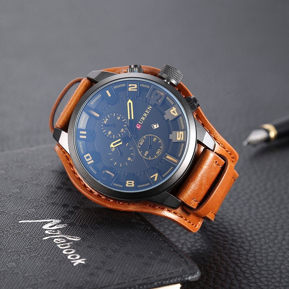 Đồng hồ nam CURREN 8225 dây da sang trọng ,đăng cấp dành cho doanh nhân Lux.watch