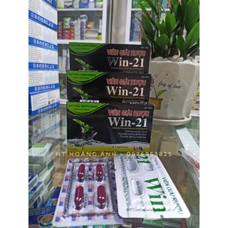 Viên giải rượu Win 21 hộp 4 viên
