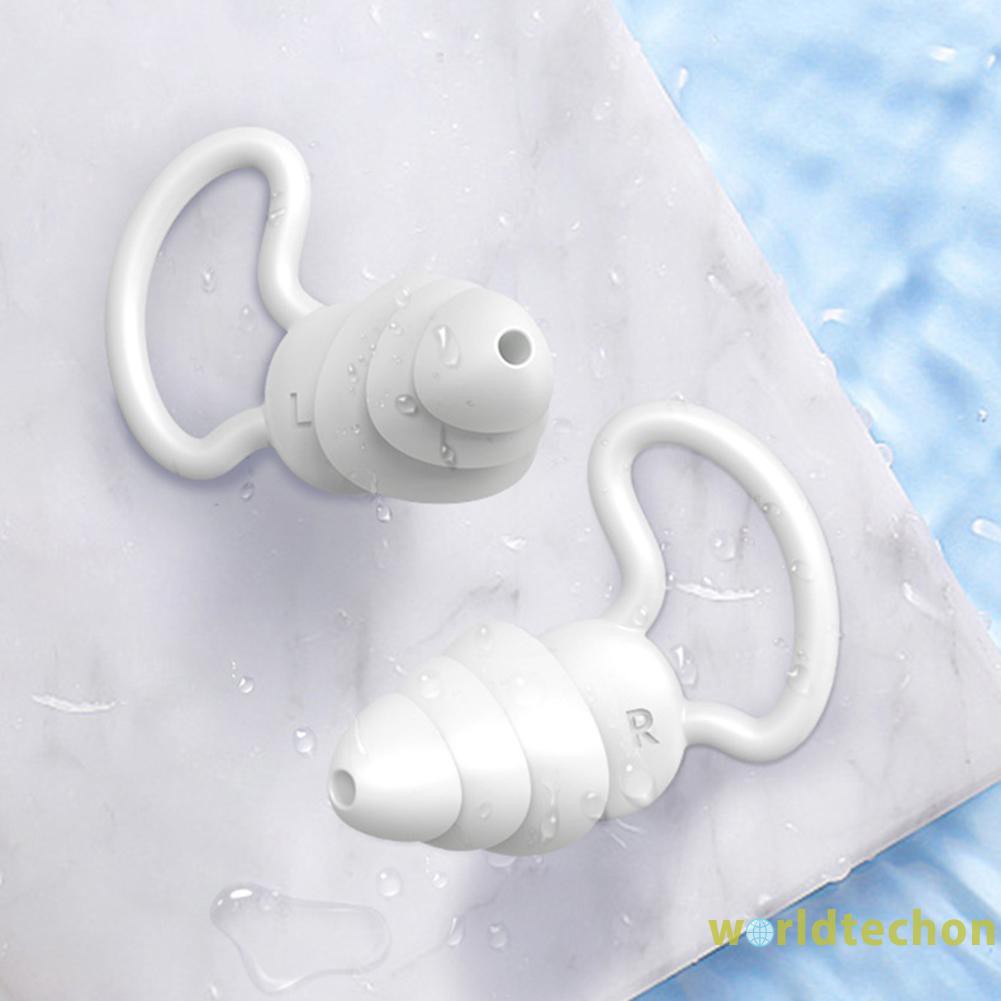 Nút Bịt Tai Bằng Silicone Chống Thấm Nước Tiện Dụng Khi Đi Bơi