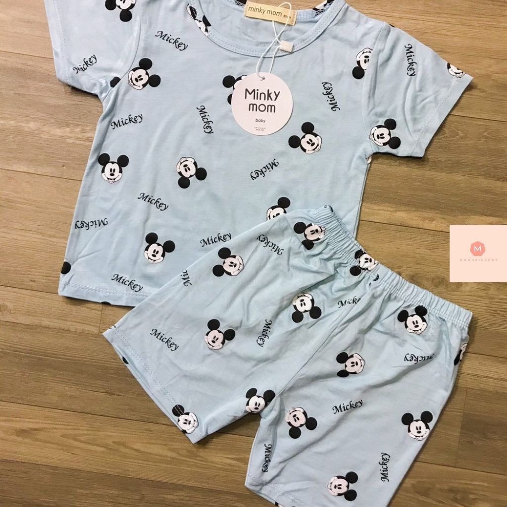 Bộ Cộc Tay Minky mom💝Siêu Họa Tiết I.v💝COTTON 100%dành cho bé trai,bé gái từ 7-20kg,hàng có sẵn giao ngay