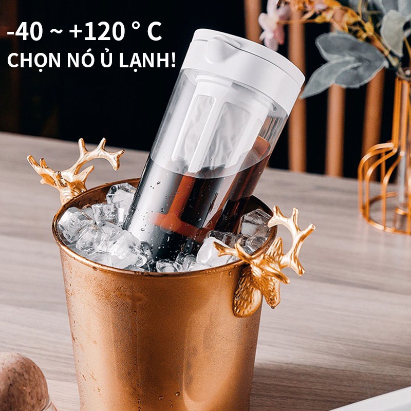 Bình pha cold brew 1100ml(cà phê ủ lạnh )Bình pha trà ABS Vòng đệm silicon dày dặn Phin pha cafe ​Coffee maker