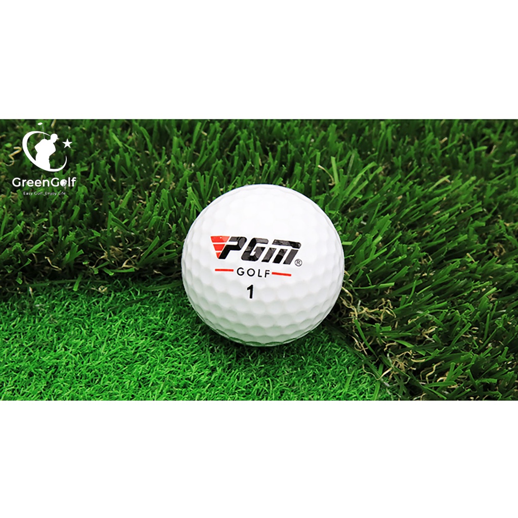 Bóng Golf PGM Màu Trắng 2 Lớp Chính Hãng/ Chuyên Dùng Luyện Tập Chơi Golf Tại Nhà Và Sân Tập