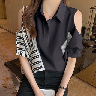 Áo Sơ Mi Nữ Oversize Kẻ Sọc Thời Trang 2021