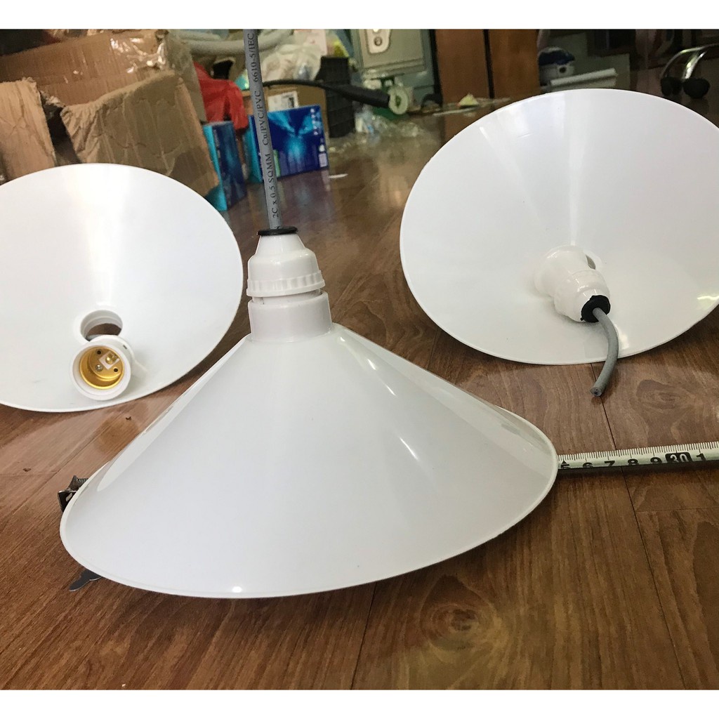 Bộ Chao Đèn Ngoài Trời, kèm đui SOPOKA B250 đường kính 25cm Chóa đèn Nhựa | SOPOKA