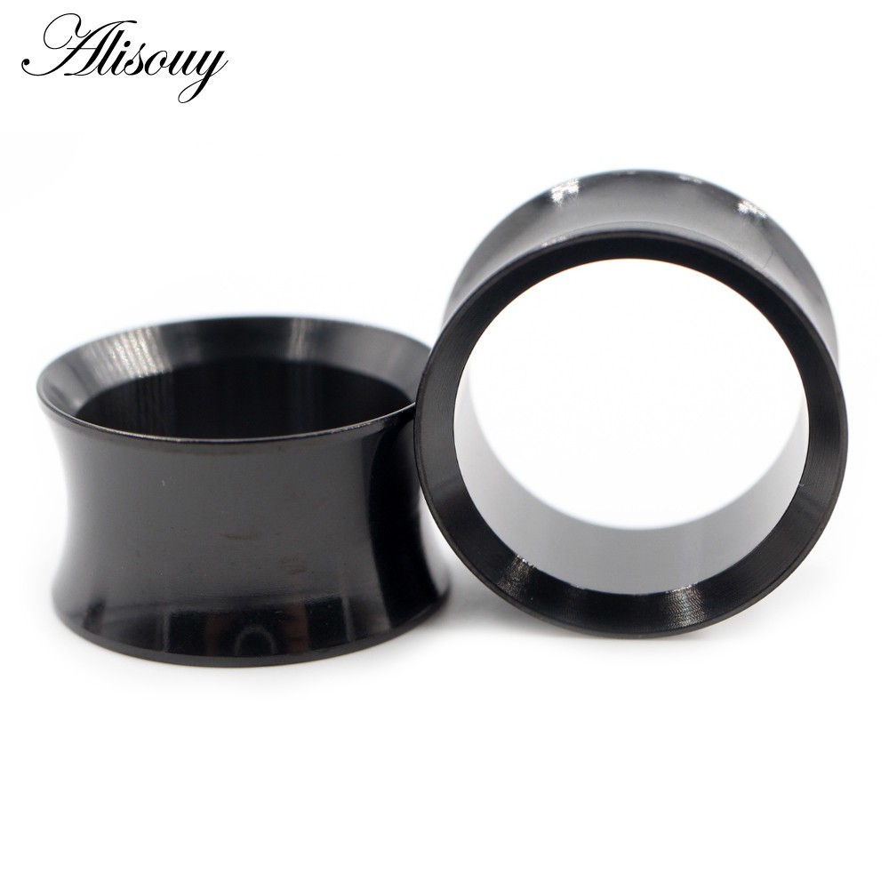 Alisouy Set 2 Khuyên Nong Tai Bằng Thép Không Gỉ Cá Tính