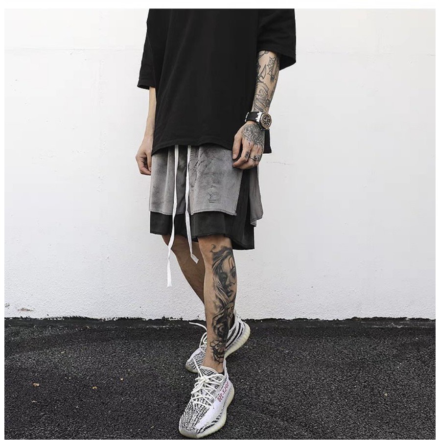 Quần Short Player Nhung - Giá sỉ Unisex