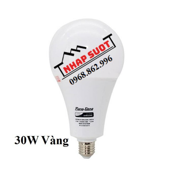 (Chính Hãng) Bóng đèn Rạng Đông LED BULB tròn 12-30W