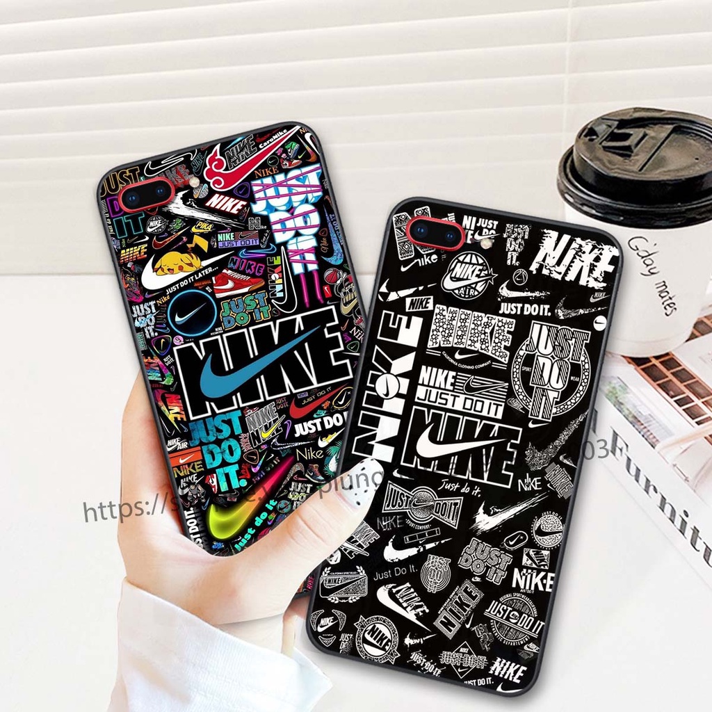 Ốp lưng Iphone 7 / 8 / 7 Plus / 8 Plus in hình thương hiệu thời trang đa sắc cá tính cạnh viền vuông