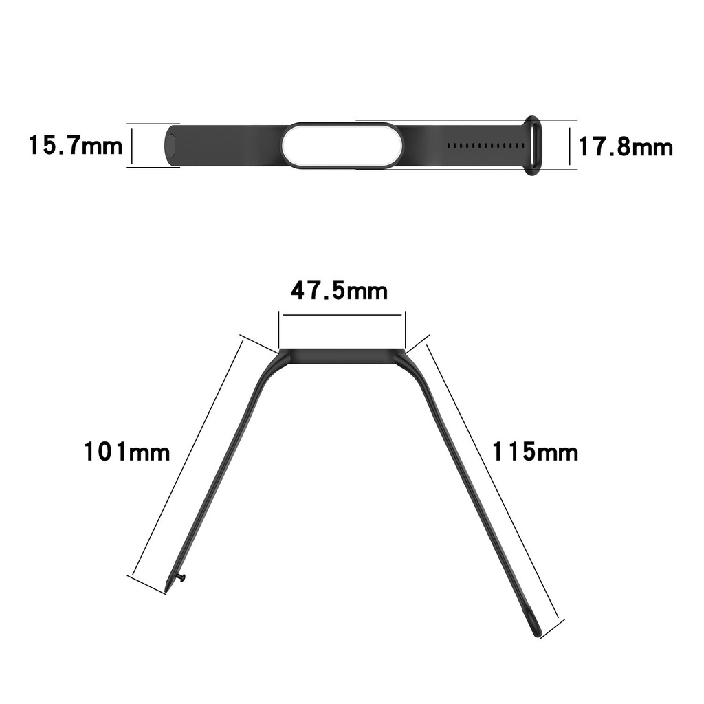 Dây Đeo Thay Thế Sport Dành Cho Vòng Đeo Tay Thông Minh Xiaomi Mi Band 5/ Miband 6