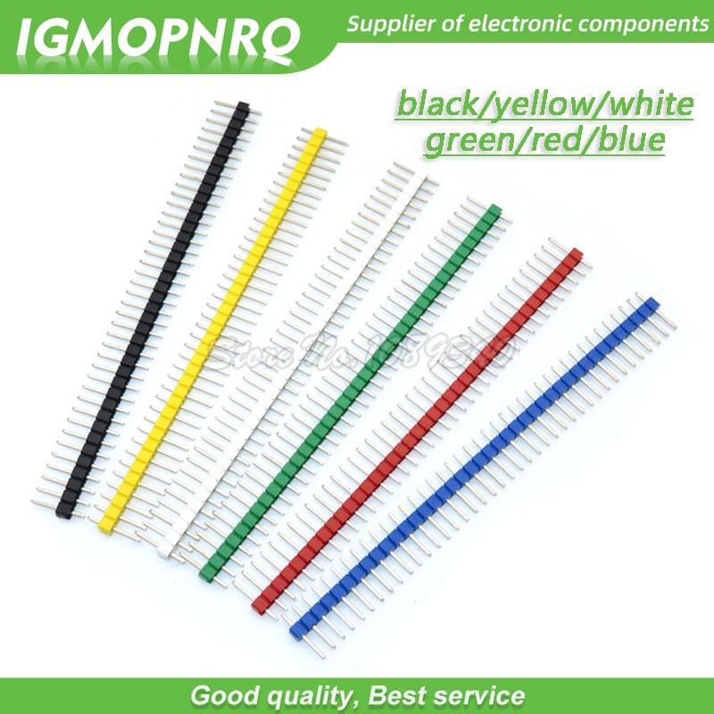 Bộ 10 Đầu Nối Dây Điện Đơn 1x40 Pin 2.54 IGMOPNRQ