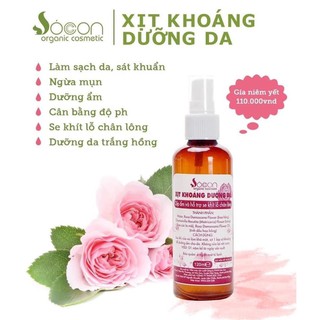 Xịt khoáng hoa hồng Sóc Con