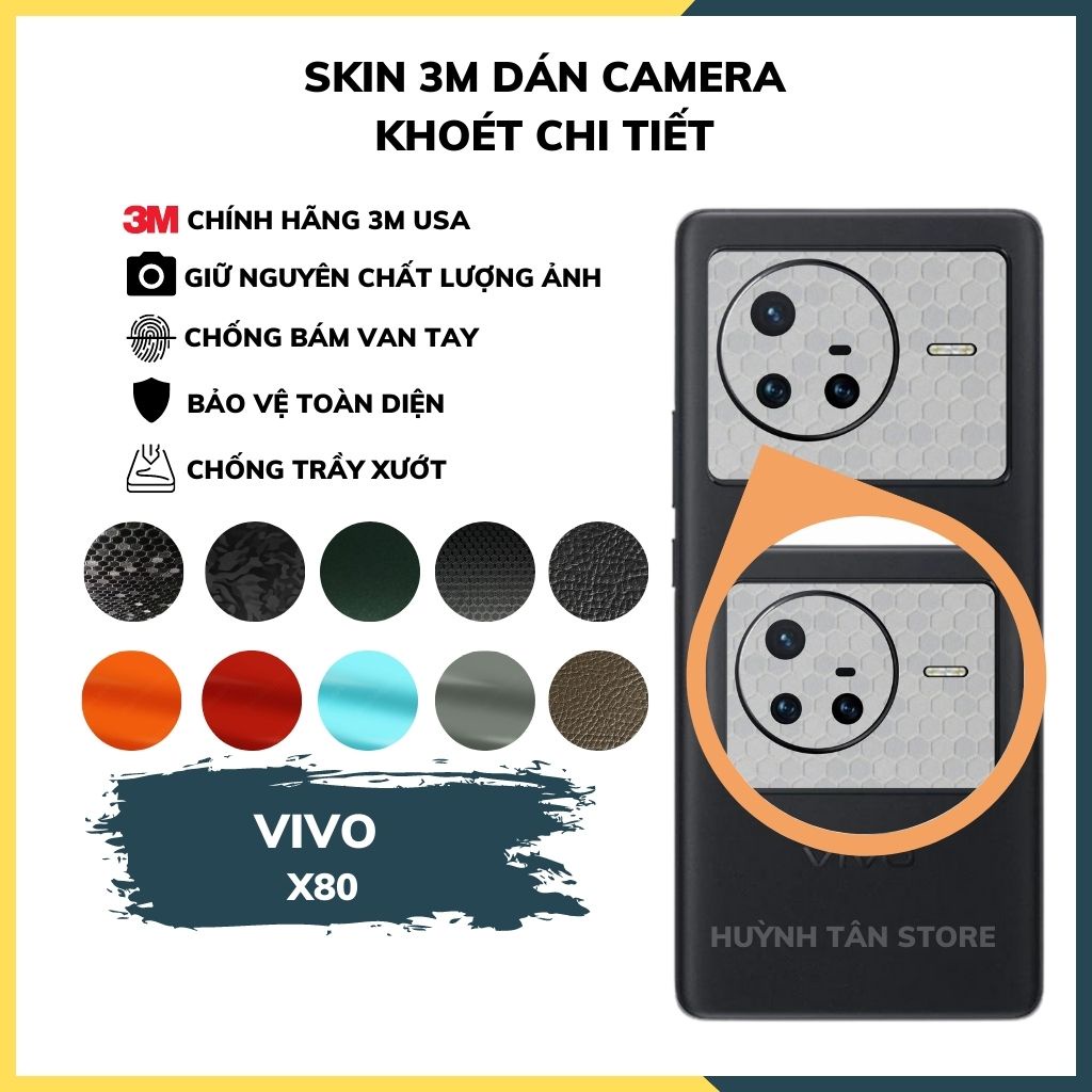 Dán camera vivo x80 3m chính hãng khoét lỗ chi tiết giữ guyên chất lượng thumbnail