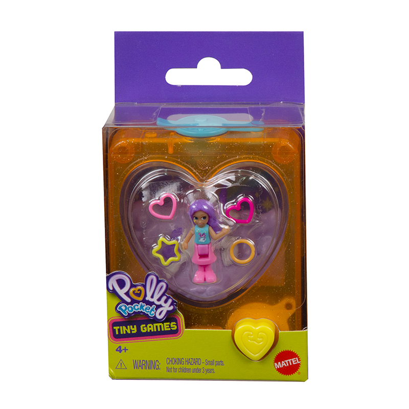 Đồ Chơi Mô Hình POLLY POCKET Pp Trò Chơi Bắn Vòng Nước Cam - Unicorn GWF52/GWF48