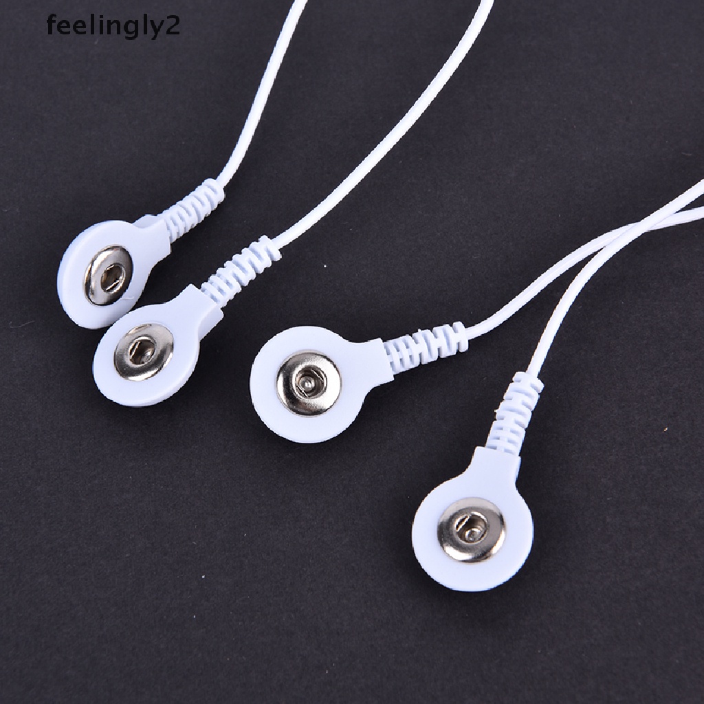 Set 4 miếng dán điện cực và cáp kết nối 2.5mm dùng cho máy mát xa